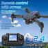 Upgraded foldable drone, equipped with dual high-definition cameras | obstacle avoidance, brushless motor, long distance, 360° flip, one-key take-off/landing, stable flight, App control, professional high-quality drone, perfect gift for adults and beginne
