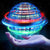 Flying Ball Toy – Hand-controlled Reaction Dart Rotating Drone with LED Lights, Floating Ball Finger Toy, Suitable for Children and Teenagers, Rechargeable Magic Ball, Indoor and Outdoor Play, Christmas and Birthday Gifts (Blue)