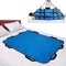 Positioning Bed Pad with Handles,48" × 40" Transfer Sheet for Repositioning,Turning and Lifting,Washable Positioning Bed Pads for Elderly,Patient,Handicap,Caregiver - Blue - Size 2 pack