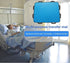Positioning Bed Pad with Handles,48" × 40" Transfer Sheet for Repositioning,Turning and Lifting,Washable Positioning Bed Pads for Elderly,Patient,Handicap,Caregiver - Blue - Size 2 pack