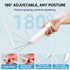 Portable Bidet for Travel,Rechargeable Electric Handheld Travel Bidet Sprayer for Women & Men,Collapsible,Portatil Peri Water Bottle Bidets for Hygiene,Camping, Backpacking,Backcountry,Hiking - White - Size 6.7in