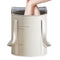 Foot Bath Tub Folding Portable Foot Bath Spa Bucket Waterproof Container and Non-Slip Base for Circulation Care Cleaning Shower Travel - Gray - Size 37*32cm