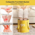 Foot Bath Tub Folding Portable Foot Bath Spa Bucket Waterproof Container and Non-Slip Base for Circulation Care Cleaning Shower Travel - Gray - Size 37*32cm