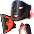 Red Light Therapy for Face, Red Light Therapy Mask, 7 Colors LED Facial Mask for Wrinkle Remove & Anti Aging, Skin Care Home Use, Black
