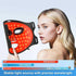 Red Light Therapy for Face, Red Light Therapy Mask, 7 Colors LED Facial Mask for Wrinkle Remove & Anti Aging, Skin Care Home Use, Black