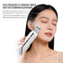 2-in-1 Ultrasonic Skin Scrubber & EMS Massager: Red/Blue Light Therapy for Deep Cleansing, Blackhead Removal & Essence Absorption - White - Size 20cm