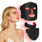 Red Light Therapy for Face and Neck Mask,160 LED Beads Silicone Facial Light Therapy,Rechargeable Portable LED Skincare Mask with Remote Control,Timer & 3 Adjustable Brightness