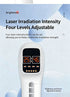 Red Light Spectrometer Device, 3 * 808nm Infrared 16 * 650nm Beads, 4 Modes 12 Levels Timer Home Handheld Spectrometer for Body Joints Muscles Relaxation Reduce Fatigue