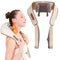 Neck & Shoulder Massager,Cordless Neck Massager with Heat,6D Deep Kneading Shiatsu Massager for Back,Shoulder & Leg Pain Relief