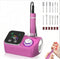 45000RPM Professional Corded Nail Drill E-File Kit for Salon Home LED Display; Low Noise; Ideal for Shaping, Removing & Polishing Acrylic & Gel; For Manicure Pedicure Nail Prep - Red - Size 5.5*3.54in