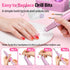 45000RPM Professional Corded Nail Drill E-File Kit for Salon Home LED Display; Low Noise; Ideal for Shaping, Removing & Polishing Acrylic & Gel; For Manicure Pedicure Nail Prep - Red - Size 5.5*3.54in