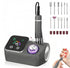 45000RPM Professional Corded Nail Drill E-File Kit for Salon Home LED Display; Low Noise; Ideal for Shaping, Removing & Polishing Acrylic & Gel; For Manicure Pedicure Nail Prep - Red - Size 5.5*3.54in