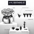 Head Shaver for Bald Men - 9D Waterproof Cordless Wet/Dry Skull & Bald Head Shaver with Rotary Blades - Grooming Kit with Electric Razor, Clippers, Nose/Ear Trimmer, Brush & Massager