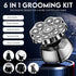 Head Shaver for Bald Men - 9D Waterproof Cordless Wet/Dry Skull & Bald Head Shaver with Rotary Blades - Grooming Kit with Electric Razor, Clippers, Nose/Ear Trimmer, Brush & Massager