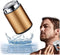 Mini Electric Shaver, Mini Portable Electric Shaver, Mini Shaver for Men, USB Rechargeable Waterproof Shaver - Gold - Size 57mm*42mm