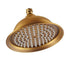 8 Inch Round Alloy Rain Shower Head – High Pressure Rainfall Showerhead for Bathroom, Universal Fit, Easy Installation - Rose Gold - Size 8in