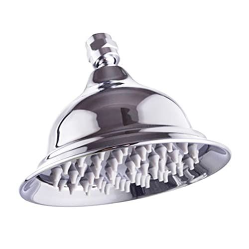 8 Inch Round Alloy Rain Shower Head – High Pressure Rainfall Showerhead for Bathroom, Universal Fit, Easy Installation - Rose Gold - Size 8in