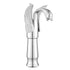 Swan-Shaped Single-Handle Single-Hole Vessel Faucet – Deck-Mounted Bathroom Sink Faucet, Tall Model, Elegant Vanity Faucet - Rose Gold - Size 33cm