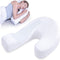 Side Sleeper Pillow with Arm Hole, Ergonomic Memory Foam Arm Pillow for Shoulder Comfort, Side Sleeping Support for Neck and Back, Removable Washable Cover, for Side  Sleepers - White - Size 58cm*43cm