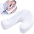 Side Sleeper Pillow with Arm Hole, Ergonomic Memory Foam Arm Pillow for Shoulder Comfort, Side Sleeping Support for Neck and Back, Removable Washable Cover, for Side  Sleepers - White - Size 58cm*43cm