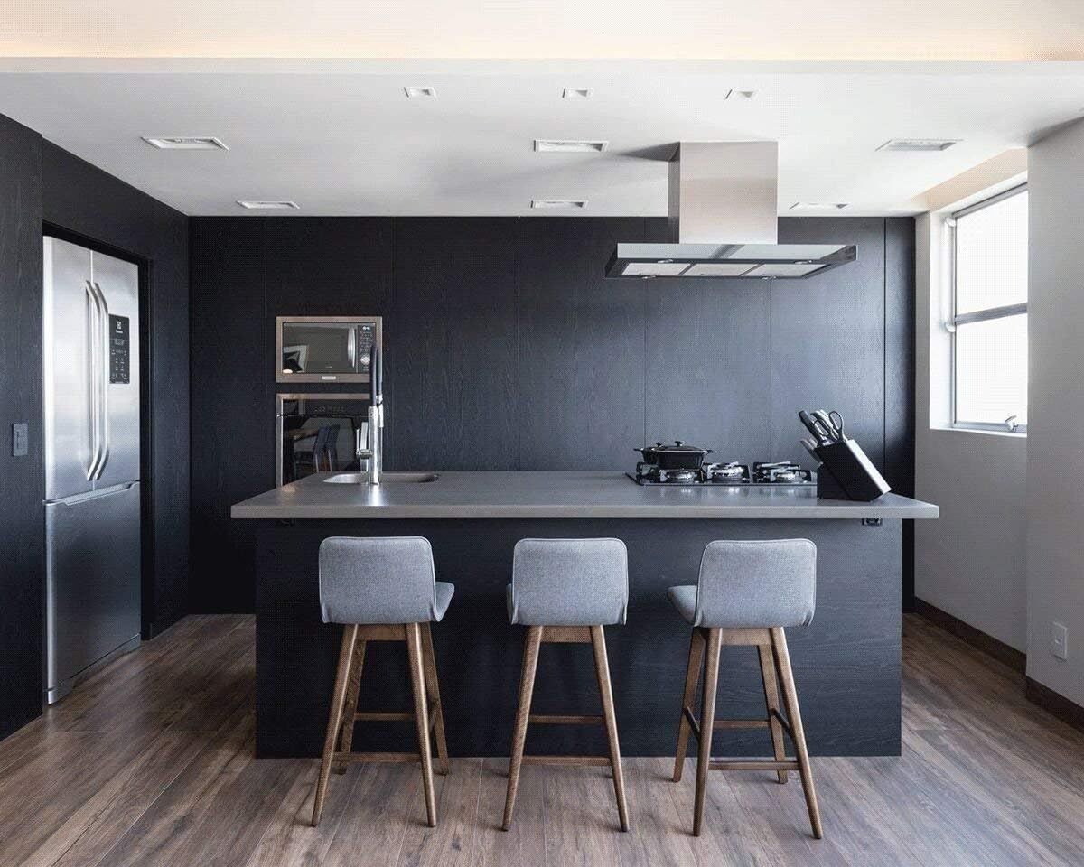 Black Wood Contact Paper Wood Grain Peel and Stick Countertops Waterproof Counter Top Contact Paper Wood Wallpaper Brown Walnut Vinyl Wrap for Cabinets Desk Wallpaper Removable Veneer 15.8inx78.8in