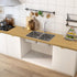 Light Oak Contact Paper Wood Grain Peel and Stick Countertops Waterproof Counter Top Contact Paper Wood Wallpaper Brown Walnut Vinyl Wrap for Cabinets Desk Wallpaper Removable Veneer 15.8inx78.8in