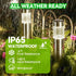 Solar Pathway Lights Outdoor, Stainless Steel Solar Garden Lights, Bright 35LM Warm White LED, Auto On/Off IP65 Waterproof Path Lights for Yard, Lawn, Walkway, Patio, Driveway - Silver - Size 1 Pack