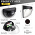 Raised Garden Bed Solar Lights Magnetic with Dusk to Dawn Sensors Wide Angle IPX4 Waterproof Solar Powered Lights Outdoor for Planter Raised Beds Garden Patio Yard Fence, Warm White - Black - Size 8 Pack