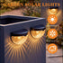 Raised Garden Bed Solar Lights Magnetic with Dusk to Dawn Sensors Wide Angle IPX4 Waterproof Solar Powered Lights Outdoor for Planter Raised Beds Garden Patio Yard Fence, Warm White - White - Size 8 Pack