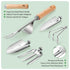Complete Garden Tool Set with Tote Bag-Green