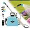 5L Electric Garden Sprayer with Telescopic Wand 3 Mist Nozzles, Shoulder Strap, Rechargeable Battery. Ideal for Yard, Lawn, and Garden Watering