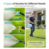 5L Electric Garden Sprayer with Telescopic Wand 3 Mist Nozzles, Shoulder Strap, Rechargeable Battery. Ideal for Yard, Lawn, and Garden Watering