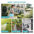 5L Electric Garden Sprayer with Telescopic Wand 3 Mist Nozzles, Shoulder Strap, Rechargeable Battery. Ideal for Yard, Lawn, and Garden Watering