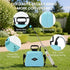 5L Electric Garden Sprayer with Telescopic Wand 3 Mist Nozzles, Shoulder Strap, Rechargeable Battery. Ideal for Yard, Lawn, and Garden Watering