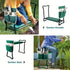 Folding Garden Kneeler and Seat with Pockets-Green