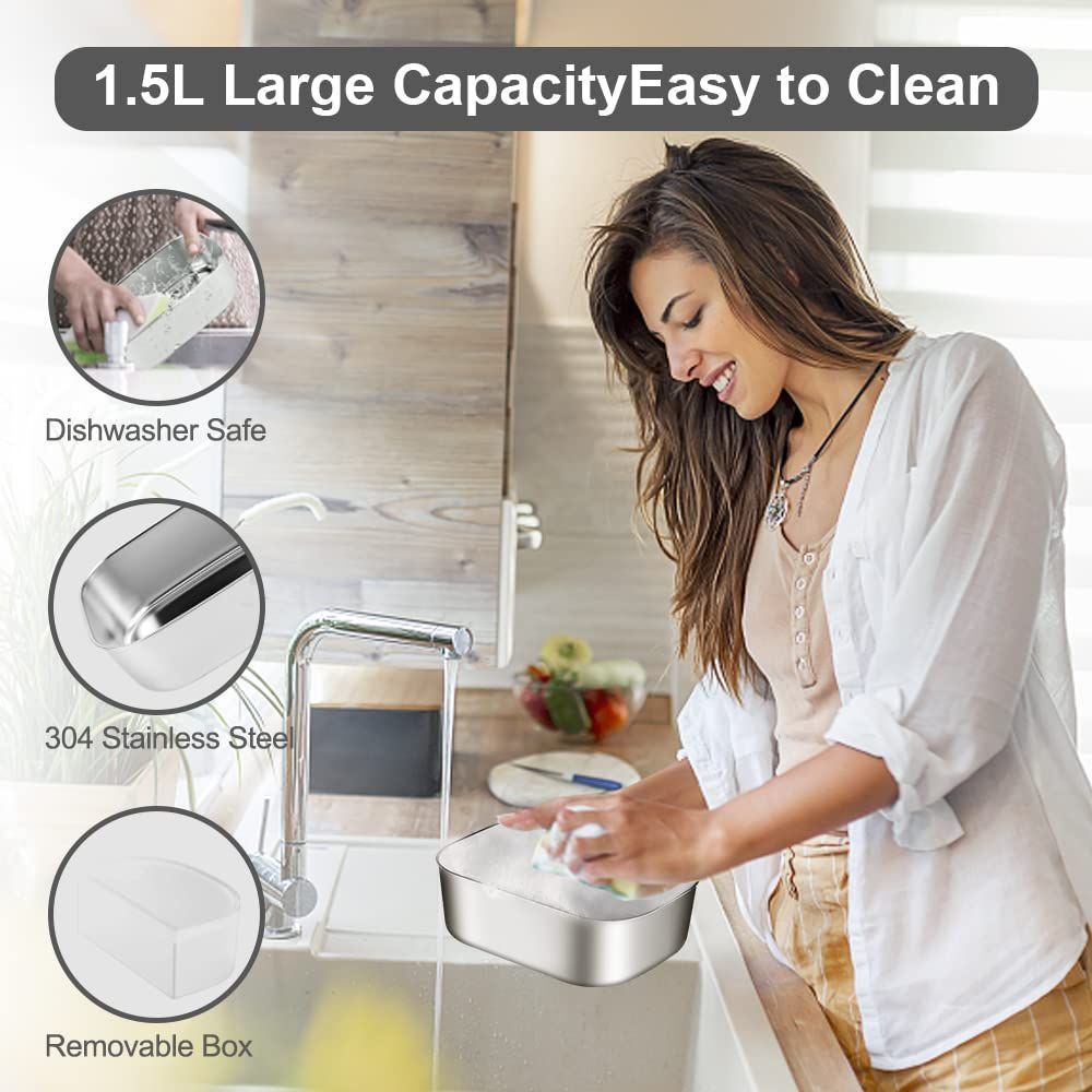 Cordless Heated Lunch Box with Automatic Heating, Electric Lunchbox for Adults, Portable Food Warmer with Insulated Carry Bag - Yellow - Size 8.5*5.94*2.52in
