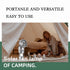 Camping Lantern with Fan, Flashlight Lantern Collapsible-USB Rechargeable, Solar & Battery Powered Camping Lampp for Picnic, Barbecue, Fishing, Travel Rechargeable Emergency Light - Silver - Size 7in