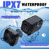 Portable Shower for Camping, [Long-Lasting] 6000mAh Rechargeable Camping Shower with Intelligent LED Display, 4 Spray Modes, IPX7 Waterproof Outdoor Camp Pump for Hiking, Travel, Car, Pet - Gray - Size 4.64*2.64in