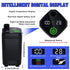 Portable Shower for Camping, [Long-Lasting] 6000mAh Rechargeable Camping Shower with Intelligent LED Display, 4 Spray Modes, IPX7 Waterproof Outdoor Camp Pump for Hiking, Travel, Car, Pet - Gray - Size 4.64*2.64in