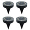 Solar Ground Lights Garden Lights Outdoor Lights Waterproof Lights LED Lights - White - Size 4 Pack