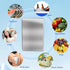 2PCS Small Ice Packs for Lunch Boxes Reusable Stainless Steel Ice Packs, No Water Needed, for Coolers, Camping, and Picnic Baskets Metal Bento Box Ice Packs Keep Food and Drinks Fresh and Cool