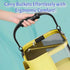 7.8*7.8*7.8in Foldable Fishing Bucket, Easy Water Hauling and Live Fish Bait, Portable Fishing Container for Camping, Fishing, Outdoors - Yellow