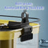9.4*9.4*9.4in Foldable Fishing Bucket, Easy Water Hauling and Live Fish Bait, Portable Fishing Container for Camping, Fishing, Outdoors - Yellow - Size 9.4in