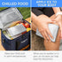 2PCS Large Ice Packs for Lunch Boxes Reusable Stainless Steel Ice Packs, No Water Needed, for Coolers, Camping, and Picnic Baskets Metal Bento Box Ice Packs Keep Food and Drinks Fresh and Cool