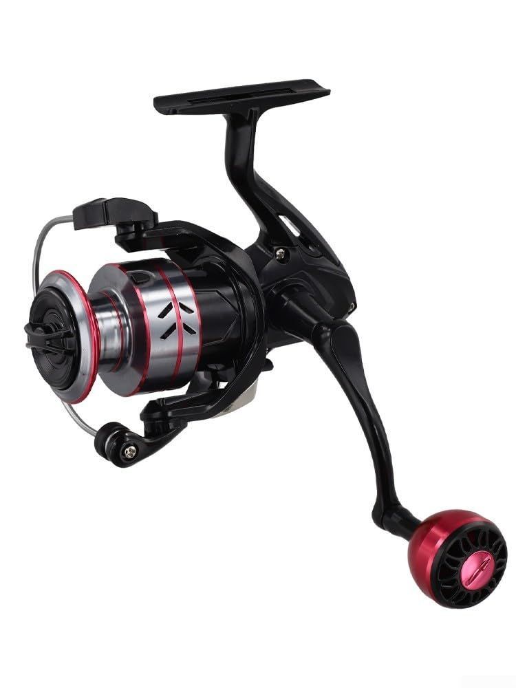 HB-5000 Reel Carp Fishing Reel Featuring Chrome Plated Line Cup And 5 21 Gear Ratio With CNC Interchangeable Handle - Black