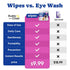 Dog Eye Wipes, Tear Stain Remover for All Dogs & Cats – Hypoallergenic & Deodorizing Eye Wipes for Dogs, Pet Eye Cleaner Wipes with Enzymes for Discharge, Crust, Mucus & Debris, Coconut (100 Ct)