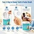 Pet Teeth Cleaning Finger Wipes for Dogs & Cats, Gentle Daily Oral Care Dental Wipes Helps Reduce Plaque Tartar & Freshens Breath, Dog Toothbrush Alternative for Puppies, Kittens & All Breeds,50 Count