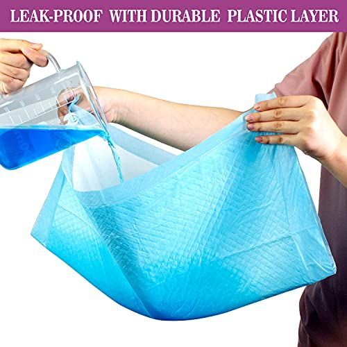 40 pcs 60*60cm Dog Pee Pads | Large Puppy Pee Training Pads Super Absorbent & Leak-Proof | Disposable Pet Piddle and Potty Pads for Puppies | Dogs | Doggie - White