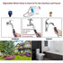 Dog Washing Hose Attachment, Dog Bath Brush Gloves with 66 Inch Hose Dog Shower Attachment with Massage & Deshedding Function, Universal Faucet Adapter for Indoor Outdoor Pet Bathing Grooming