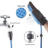 Dog Washing Hose Attachment, Dog Bath Brush Gloves with 66 Inch Hose Dog Shower Attachment with Massage & Deshedding Function, Universal Faucet Adapter for Indoor Outdoor Pet Bathing Grooming
